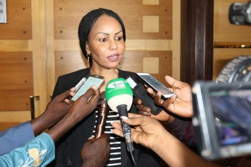 Fatima Haram Acyl, vice-présidente de la commission de la CEMAC