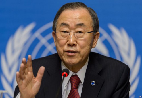 Ban Ki-moon invite à maintenir une atmosphère paisible avant, pendant et après les élections 