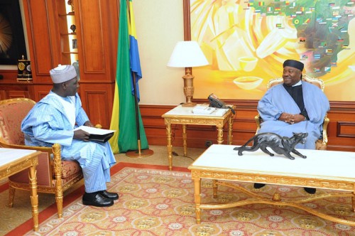Ali Bongo Ondimba a reçu Alamine Ousmane Mey, ministre des Finances camerounais