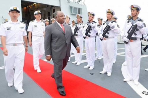 La 28ème flotte d’escorte de la marine chinoise accoste à Libreville