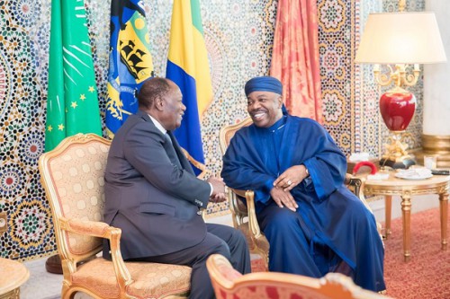 Alassane Ouattara invite Ali Bongo en Côte d’Ivoire