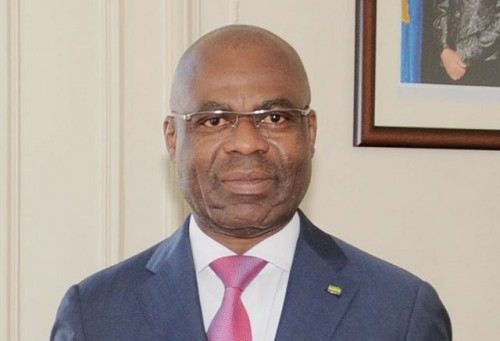 Germain Ngoyo Moussavou, ambassadeur du Gabon en  France.
