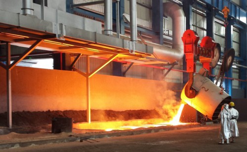 La production du complexe métallurgique de Moanda en hausse