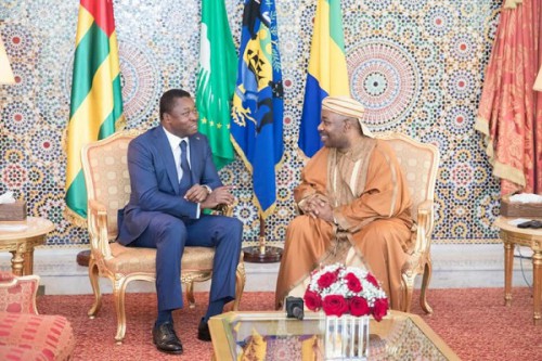 La situation sécuritaire en Afrique de l’Ouest et du Centre au menu des échanges entre Faure Gnassingbe et Ali Bongo Ondimba