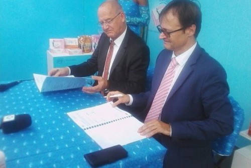 La société sucrière SUCAF Gabon, filiale du groupe SOMDIAA, signe un partenariat avec le géant local de la vente des surgelés SAN Gel