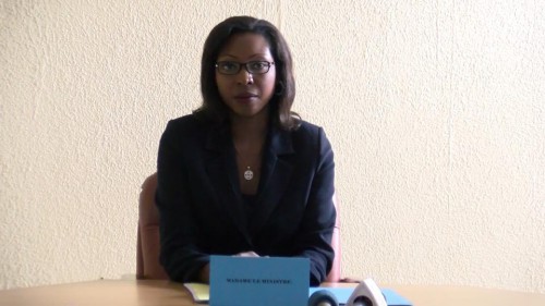 Carmen Ndaot, ministre du Travail, de l’Emploi et de la  Formation professionnelle
