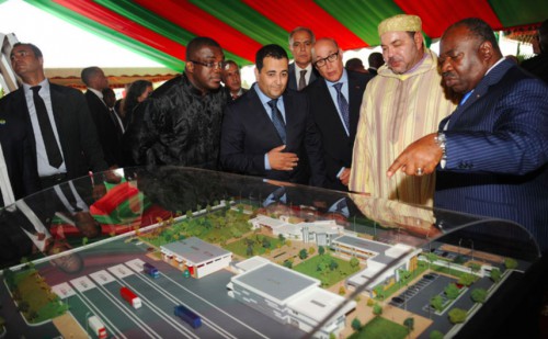 Ali Bongo et Mohammed VI lancent les travaux d&#039;un centre de formation professionnelle