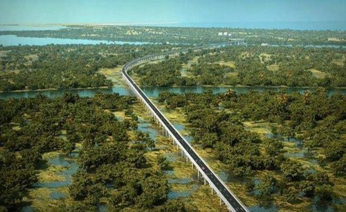 Les travaux de la route Port-Gentil-Omboué réalisés à 75%  