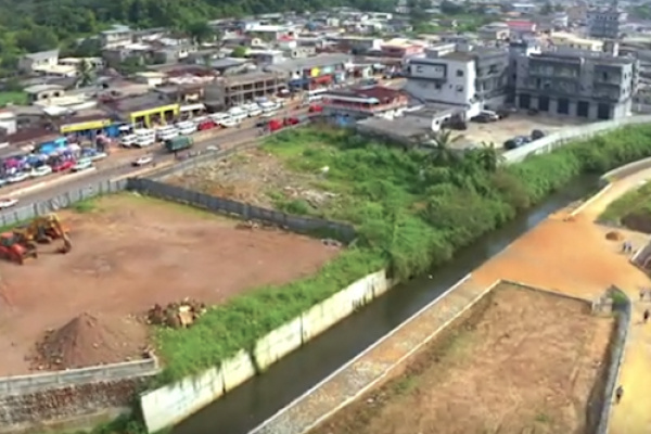 Libreville : les travaux du bassin versant de Nzeng Ayong ont atteint un taux de réalisation de 98%
