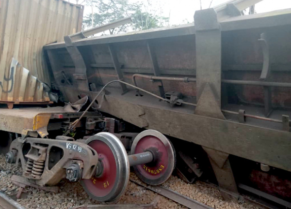 Setrag suspend son trafic ferroviaire suite au déraillement d’un train marchandise
