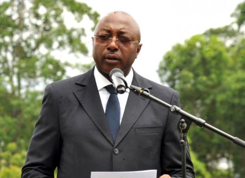 Le ministre gabonais du Budget, Christian Magnagna.
