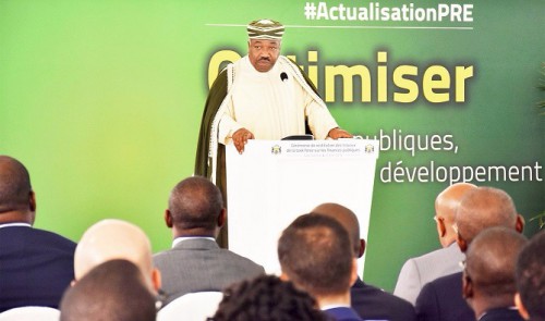Ali Bongo reçoit le rapport des travaux de la « Task force » sur les finances publiques
