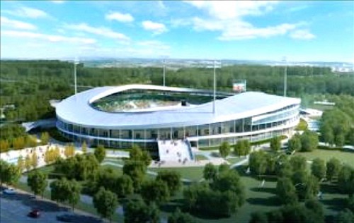 Construction du stade d’Oyem : le budget baisse de 13 à 10 milliards de FCFA