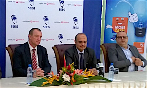 La Société d’énergie et d’eau du Gabon (SEEG) et Gabon Telecom lancent le service Mobiledan