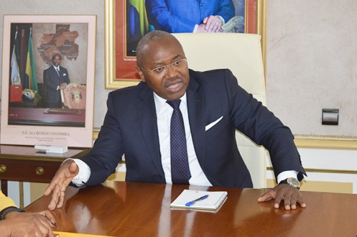 Jean-Fidèle Otandault, le ministre d’Etat en charge du Budget et des Comptes publics 