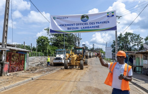 Réseau routier : début des travaux de réhabilitation de l’axe Bifoun-Lambarené