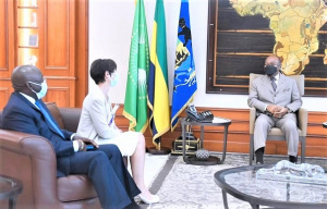 Gabon : Christel Bories la PDG du groupe français Eramet reçue par le Chef de l’Etat