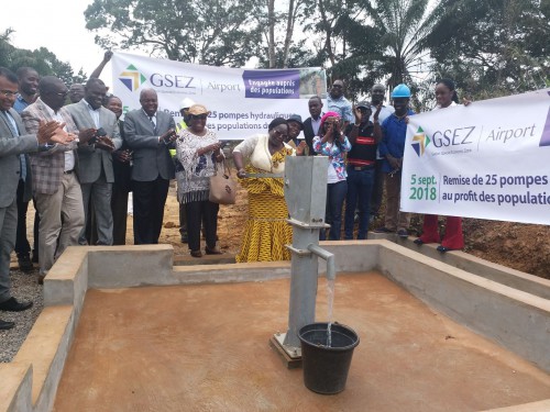 GSEZ met un terme au stress hydrique d’un groupement de villages dans la commune de Ntoum