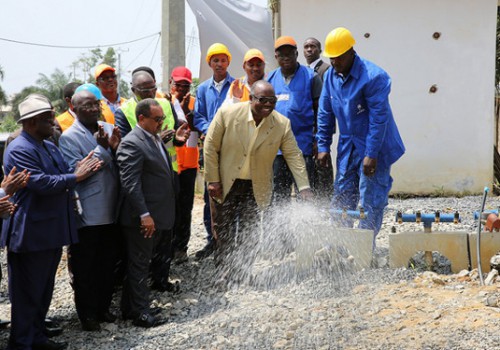 La Seeg inaugure une station de pompage  16 000 m3 à Ntoum