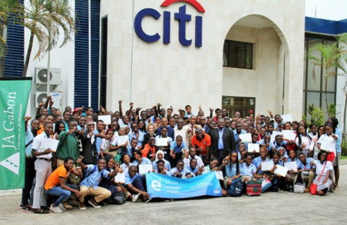 JA Gabon et CITI célèbrent les mini-entrepreneurs !