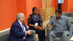 Rencontre entre Ahmad Allam-Mi et Marcel de Souza en juillet 2016.