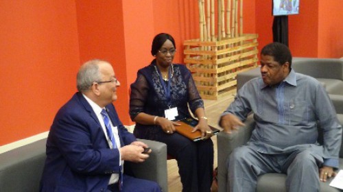 Rencontre entre Ahmad Allam-Mi et Marcel de Souza en juillet 2016.