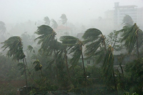 Un cyclone dans le Pacifique