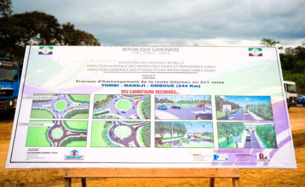 Ebomaf dispose de 48 mois pour livrer la route Yombi–Mandji–Omboué, longue de 244 km