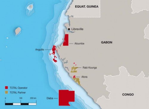 Total Gabon met en production le champ d’Anguille